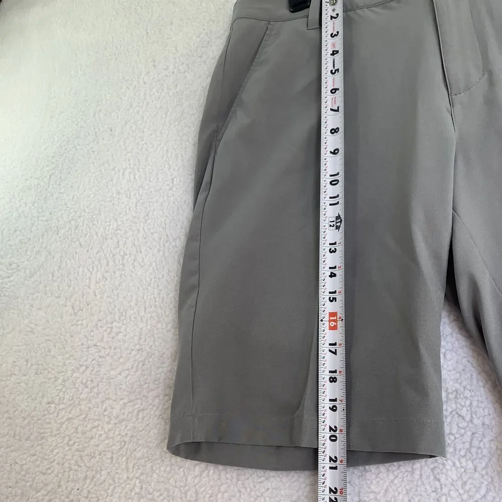 Adidas‎ Mens Golf Waist Band Shorts Gray Logo Back Style Ceo447 939011 Casual